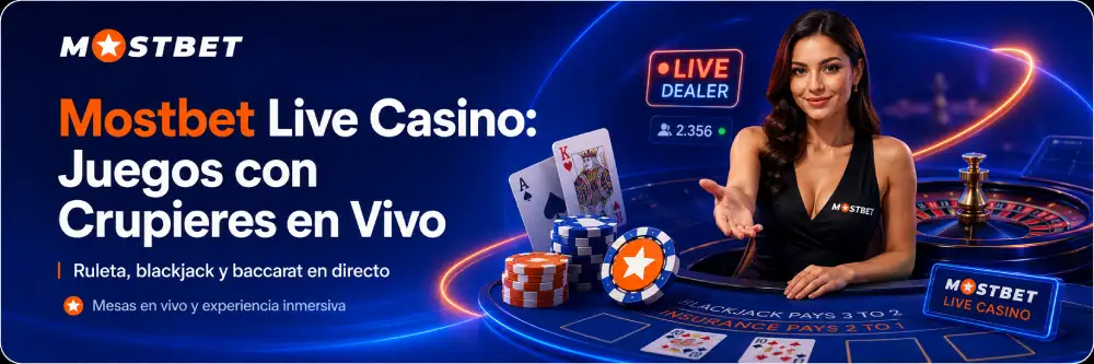 Mostbet Live Casino: Juegos con Crupieres en Vivo