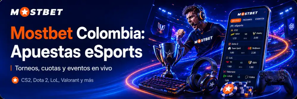 eSports en Mostbet Colombia